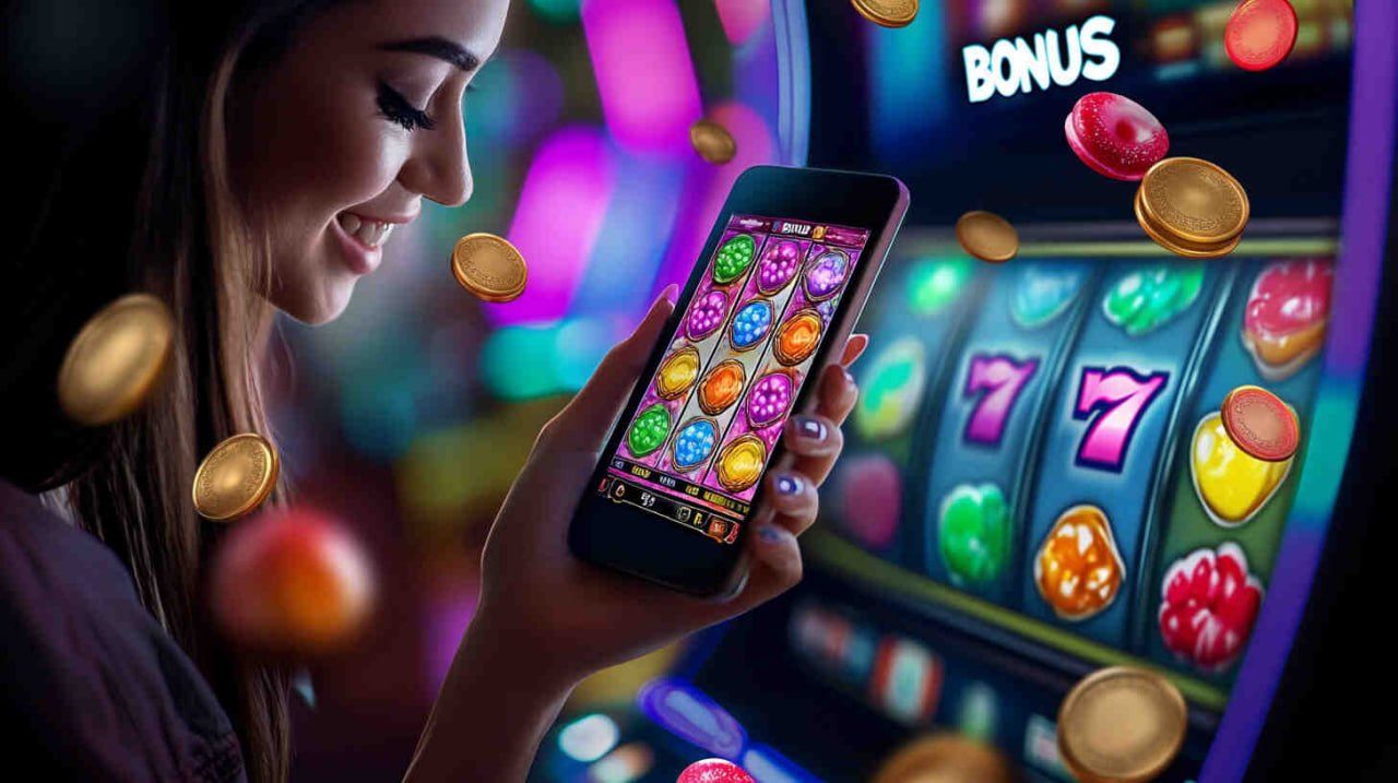 Live dealer baccarat table interface on mobile screen at gamba Casino
